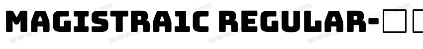 Magistra1C Regular字体转换